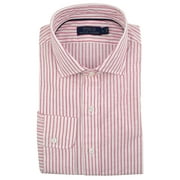 Men's Striped Classic Fit Cotton Linen Long Sleeve Shirt-P-XXL