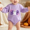 thumbnail image 2 of KJameas Baby Boys Girls Romper Halloween Ghost Boo Applique, 2 of 9