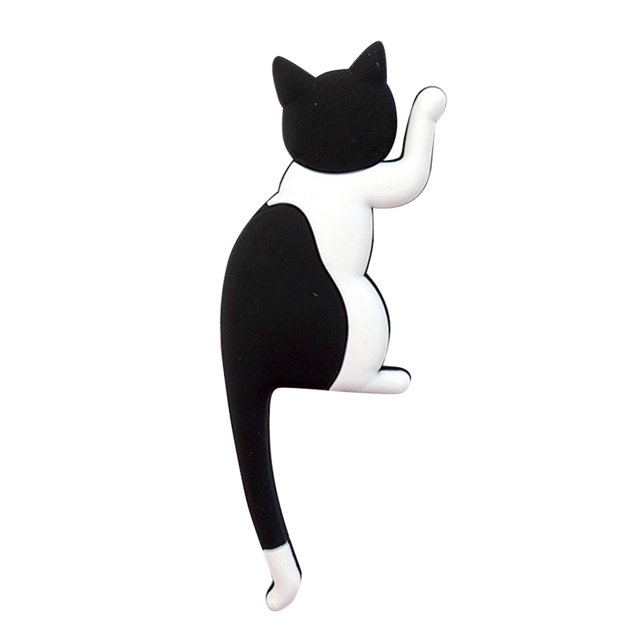 Moyic gancho de gato de dibujos animados, imanes de nevera estéreo, gancho colgante, decoración del hogar, nevera, pegatinas divertidas, nuevo Decoración del hogar No.07 Moyic JJ23159-07