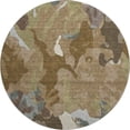 thumbnail image 2 of Addison Rugs Mayfield Premium Machine Washable Transitional Modern Brown Round Rug, 8' x 8', 2 of 6