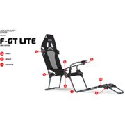 Next Level Racing® F-GT Lite Formula and GT Foldable Cockpit - Carbon Grey Edition (NLR-S015GR)