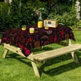 thumbnail image 5 of Lfeey Halloween Tablecloth, Home Decor Supplies, Rectangular Tablecloth Waterproof, 50x72 inches, Black, 5 of 6