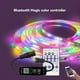 thumbnail image 2 of Controlador LED WS2811 WS2812B con Bluetooth, Control Remoto de Música de 28 Teclas para Tiras de Luz RGB Direccionables Individuales, CC de 12 V A 24 V, 2 of 5