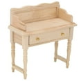 thumbnail image 3 of Muebles De Casa De Muñecas Modelo En Miniatura Escritorio De Madera ANGGREK, 3 of 8