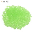 thumbnail image 3 of Uxcell 800Pack Glow Rocks 8-10mm Glow Pebbles Decoration in the Dark Luminous Stones Decor DIY Decorative Dark Green, 3 of 8