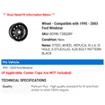 thumbnail image 2 of Wheel - Compatible with 1995 - 2003 Ford Windstar 1996 1997 1998 1999 2000 2001 2002, 2 of 2