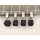 thumbnail image 1 of Pesas para manteles, piedras colgantes para manteles con abrazadera de Clip de Metal, perchas de cubos de mármol para manteles pesados, clips de acero inoxidable(Blanco)(10 piezas), 1 of 3