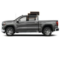 MotoShield Pro Premium Professional 2mil Precut Ceramic Window Tint Film for 2014-2018 GMC Sierra 1500 Crew Cab — (Rear Driver/ Passenger 5%) + Lifetime Warranty