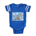 thumbnail image 1 of CafePress - FIN Holiday Schnauzer - Cute Infant Baby Football Bodysuit, 1 of 1