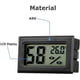 thumbnail image 3 of Digital LCD Thermometer Hygrometer for Aquarium, 2 Pieces, Temperature Monitor, 3 of 5