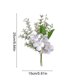 thumbnail image 3 of Ramo de flores artificiales de seda para decorar la mesa del comedor o la sala de estar: arreglo floral artificial con flores de aspecto realista para estantes, repisas o centros de mesa., 3 of 6