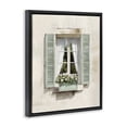 thumbnail image 2 of Stupell Industries Traditional French Cafe Window Curtains Black Floating Frame Canvas Art, 17 x 21, by LSR Design Studio, 2 of 8