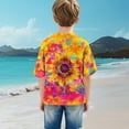 thumbnail image 6 of Girls Shirts Size 7-8 Crew Neck Kids Girls Short Sleeve Tee Shirts for Boys Floral Shirt for Kids Y2k Girls Tops Size 7-8 items, 6 of 9