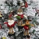 thumbnail image 3 of 6 piezas de adornos navideños, muñeco de nieve, alce, regalo de Navidad, muñeco de peluche pequeño para colgar en el árbol de Navidad, suministros para colgar, 3 of 5
