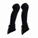 thumbnail image 2 of Calcetines sin pie para cubrir las botas de patinaje artístico. Calcetines para patinar sobre hielo. Calentadores de piernas para espectáculos y práct Negro, 2 of 8