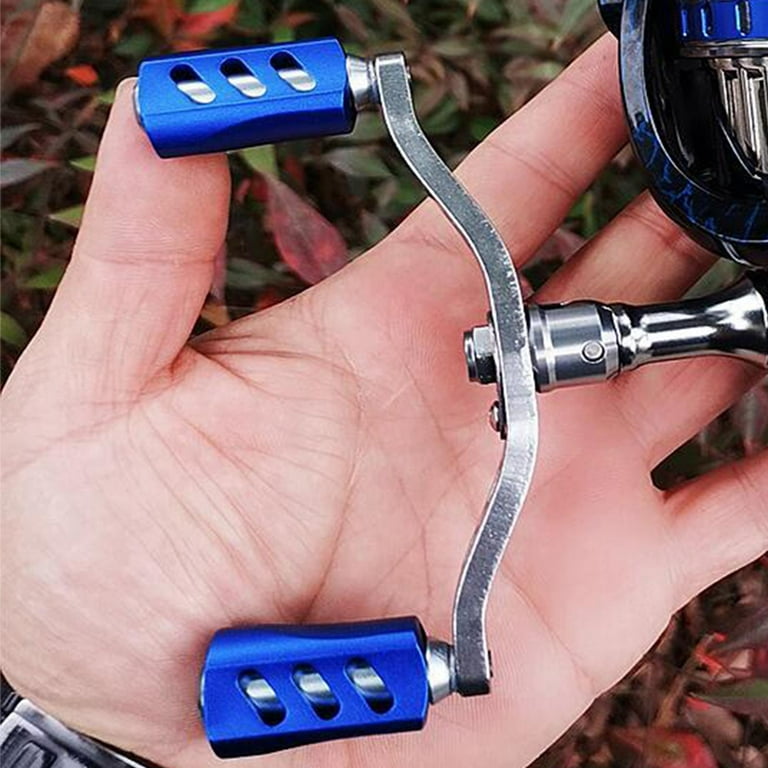 Metal Fishing Reel Handle Parts Lightweight Rocker for Fish Reel  Accessories Blue 
