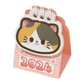 thumbnail image 1 of CSChome Cartoon Desk Calendar Desk Calendar Cute Cartoon Design Portable Space-Saving Coil Planner for Daily Organization, 1 of 7