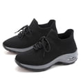 thumbnail image 7 of Rotm Walking Sneakers for Women Women's Lightweight Slip On Walking Running Shoes Dark Gray,7, 7 of 7