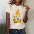 thumbnail image 2 of Womens T Shirts Summer Classic Cotton Short Sleeve Crewneck Printed Festival Casual T-Shirt Tops, 2 of 4
