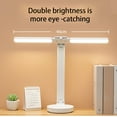 thumbnail image 1 of OUSITAID LED Double-Head USB Desk Lamp Eye Caring Double Swing Arm Table Lamps for Desk Headboard Video Conferencing(Type 9), 1 of 7