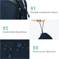 thumbnail image 4 of Electronic Organizer, Travel Cable Organizer Bag Pouch Electronic Accessories Carry Case Portable Waterproof Double Layers All-in-One Storage Bag, 4 of 7
