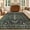 Dark Green, variant on Washable Floral Area Rug – Low Pile Soft Non Slip Carpet for Living Room, Bedroom, Dining Room – Machine Washable, Pet Friendly, Stain Resistant