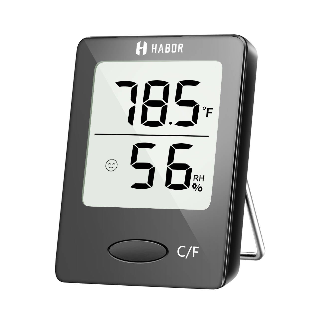 iPower Humidity Monitor with Indoor Thermometer with Touchscreen 6 Packs 