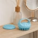 thumbnail image 4 of Silicona Scalp Massager Head Scrubber Exfoliating Cepillo Ducha Masaje Cabello Herramienta de crecimiento Mujer Belleza Salón Cuidado de la piel Accesorios Azul Advancent  HA047911-02B, 4 of 7