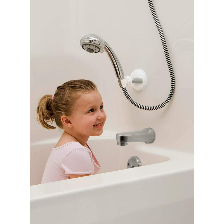 Safe-er-Grip Portable Bathroom Suction Cup Handheld Shower head holder with  adjustable height for comfort and safety