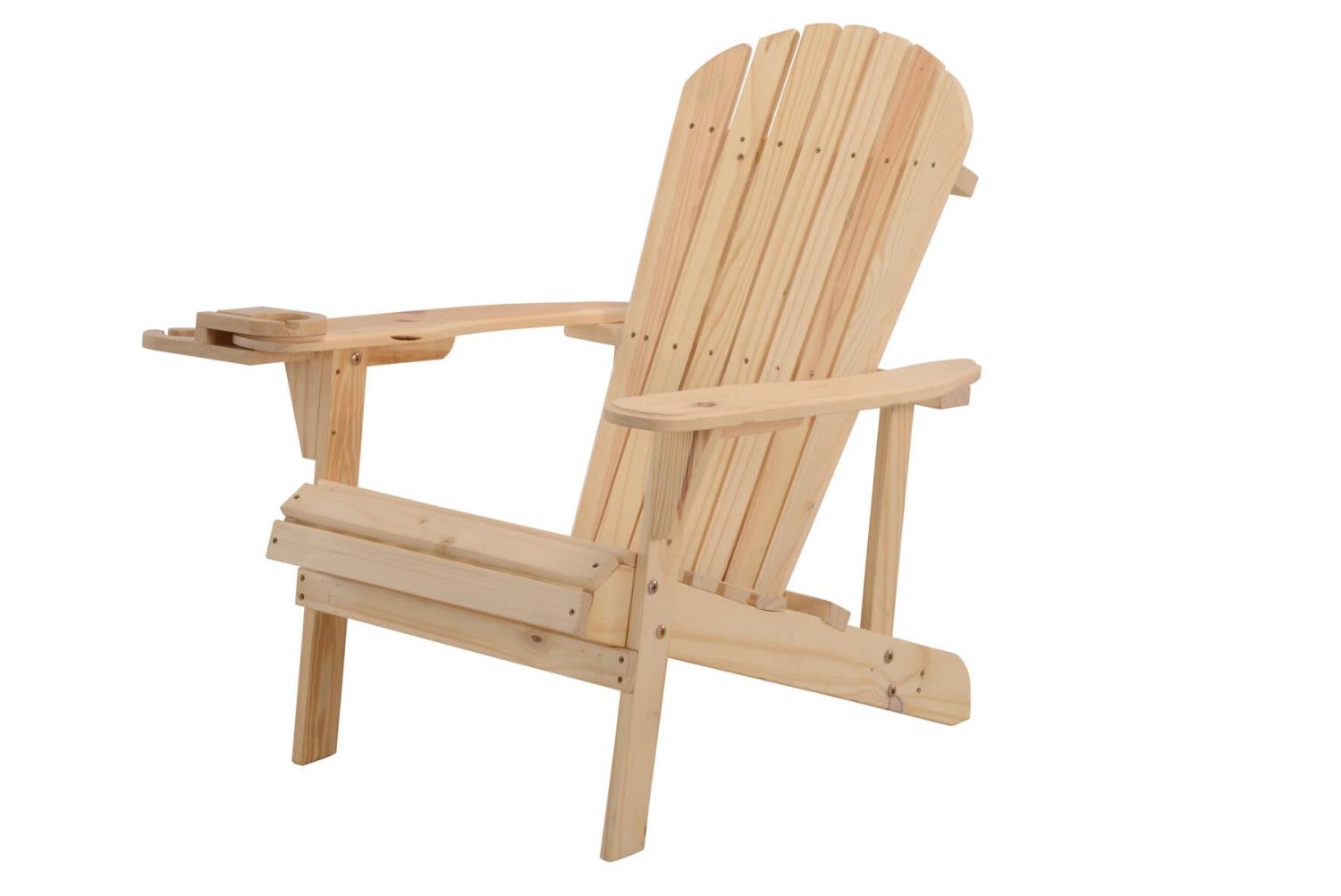 Best Desu  Earth Collection Adirondack Chair with phone and cup holder (2 Chairs, 2 Ottoman and End table set) - image 2 of 5