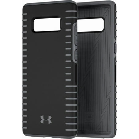 Under Armour UA Protect Grip Case - Back cover for cell phone - polycarbonate - black, graphite - for Samsung Galaxy