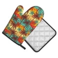 thumbnail image 2 of Bingfone Colorful Hawaii Palms Print Oven Mitts Pot Holders Set 2 PCS for Kitchen for Cooking Grilling Baking BBQ Pot Holders Cook Essentials, 2 of 7