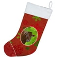 thumbnail image 2 of Carolines Treasures Cow Red Snowflakes Holiday Christmas Stocking, 11 x 18", Mulitcolor, 2 of 2