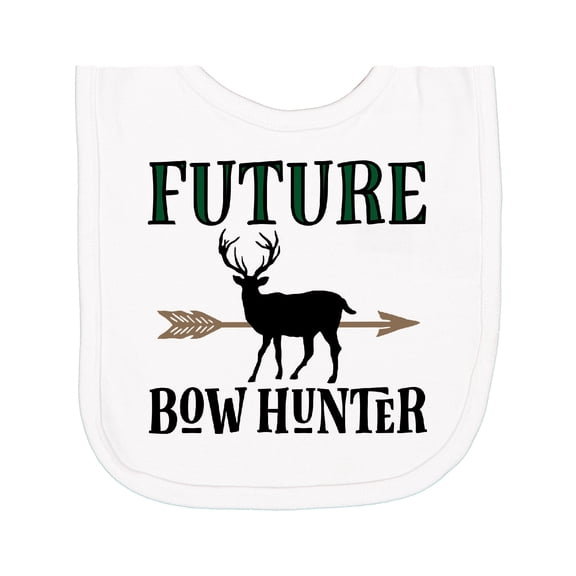 Inktastic Hunting Future Bow Hunter Newborn Bib
