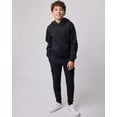 thumbnail image 6 of Real Essentials 3 Pack: Boys' Cotton Fleece Cargo Joggers Athletic Sweatpants - Kids Casual Sports Pants Pockets (Ages 6-16), 6 of 6