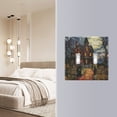 thumbnail image 2 of WOBOGO A Haunted House 2-hole Switch Plates PC Flame Retardant Plastic Material Glossy Finish Smooth Touch 4.56x4.48x0.27in, 2 of 8