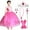 Dress with Accessories, variant on Princess Dress Child Halloween Party Fancy Dress Costumes for Girls 3-12 Years