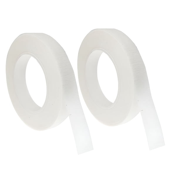 CCOCC 2PCS Floral Tape Floral Stem Wrap Tapes for Wedding Bouquets,White
