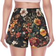 thumbnail image 3 of FORMRS Womens Swim Shorts Mesh Liner Quick Dry Casual Beach Board Bottom with Pockets, Sizes S-2XL, Colorful Flower, 3 of 9