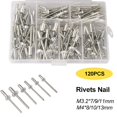 thumbnail image 1 of Ensemble de Riveteuse Robuste, Pistolet à Rivet Pop et 120Pcs Aveugles Rivets Assortiment Kit Outils à Main Outil à Rivet 120Pcs, 1 of 6