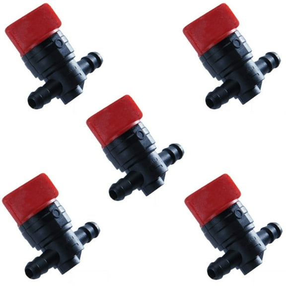 RAParts Set of 5 New Qty:5 1/4" In-Line Fuel Shut Off Valve Fits Universal Products 2-4507 3-4212