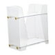 thumbnail image 1 of Organizador de baño, estante de almacenamiento, estante de exhibición de cosméticos, 2 capas, baño Claro, 1 of 9