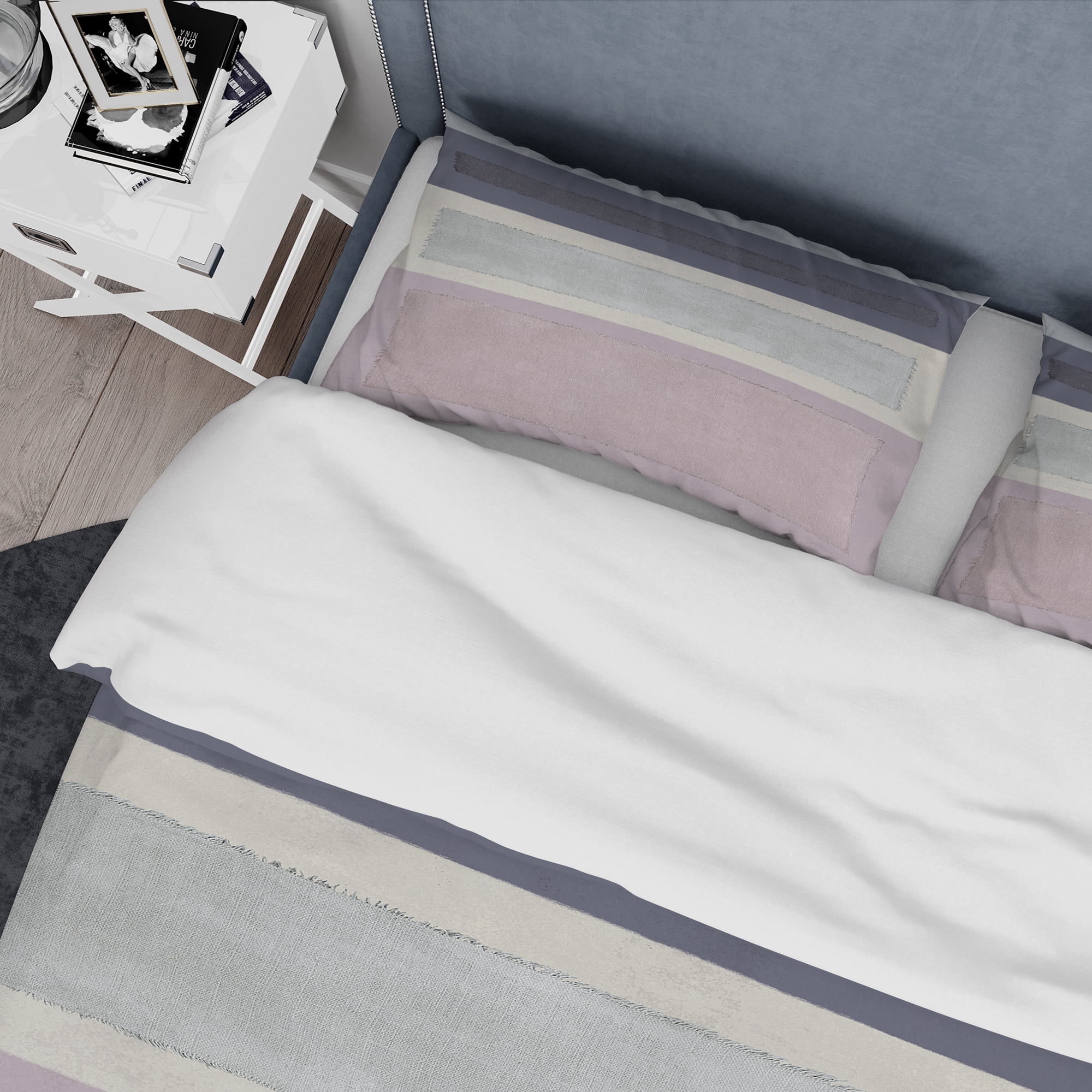 Designart 'Painted Weaving IV FB' Geometric Duvet Cover Set