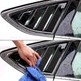 thumbnail image 3 of 1 Pair Glossy Black Side Window Louvers Sun Shade Cover for Mondeo 2013-2018, 3 of 5