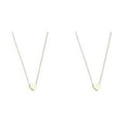 thumbnail image 1 of (Lot de 2) Rinsvye 26 Initiales Pendentif en Forme de Cœur pour Hommes Collier Alphabet pour Femmes Colliers pour Femmes Collier Cercle pour Femmes Z 26 Initiales Colliers en Or pour Femmes, 1 of 8