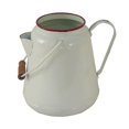 thumbnail image 1 of Cheungs 5014 Décor de Pot en Métal Laqué avec Bordure Rouge, 1 of 1