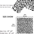 thumbnail image 4 of GZHJMY Black and White Leopard Fur Pattern Cloth Napkins, Set of 4 20 x 20 Inch Soft & Comfortable Polyester Dinner Napkin for Family, Restaurant, Weddings, Parties, 4 of 5
