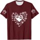 thumbnail image 4 of Tops Y Blusas de las Mujeres Estampadas Cuello Redondo Manga Corta, Poliéster Casual Top para Diario, Fiesta Y Todas las Estaciones, 4 of 8