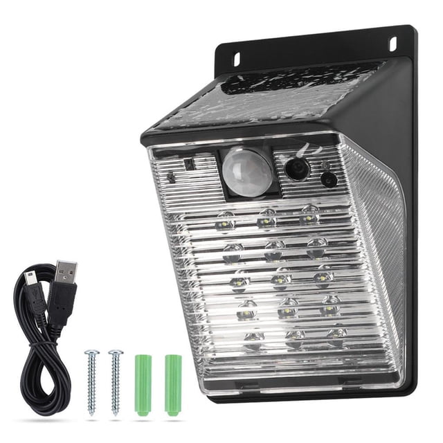 Wifi Wireless Outdoor Yard Lámpara Led Solar Ip65 Cámara Impermeable 1080P Vogacara AF000648-00