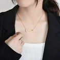 thumbnail image 3 of Safety Pin Necklace Dainty Gold Necklace for Women Trendy Safety Pins with Heart Charm Paperclip Necklace for Women Safety Gifts for Women, 3 of 12